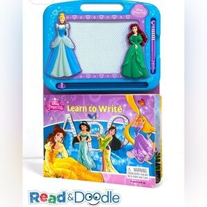 Disney Princess Learn to Write ABC Read & Doodle